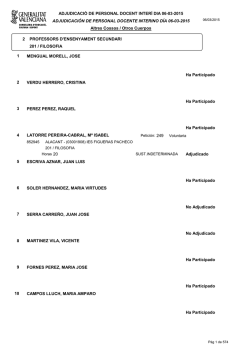 Listado adjudicaci&oacute;n Secundaria y Otros Cuerpos