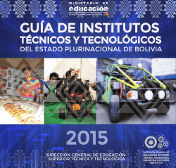 LA PAZ - Ministerio de Educaci&oacute;n