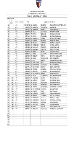 talleres de ciencias cuarto medio