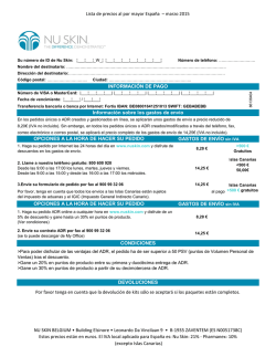 Lista de precios al por mayor Espa&ntilde;a &ndash; marzo 2015 8.6E+07
