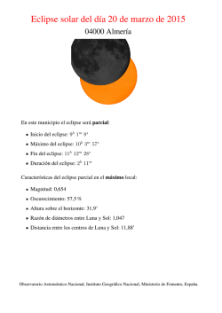 Eclipse solar de 20 de marzo de 2015