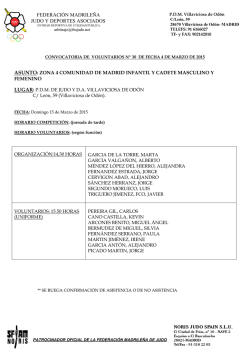 V30 -15 MARZO DOM TARDE-ZONA 4 INF Y CAD