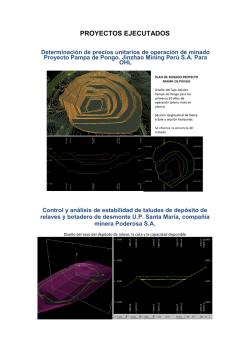 PROYECTOS EJECUTADOS