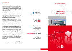 M&aacute;s informaci&oacute;n - Hospital Sant Joan de D&eacute;u Palma de Mallorca
