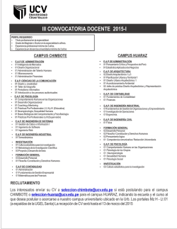 iii convocatoria docente 2015-i