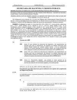 SECRETARIA DE HACIENDA Y CREDITO PUBLICO