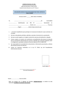 declaracion jurada docente fortaleza