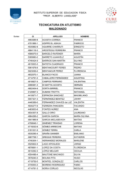 Maldonado Tecnicatura - Instituto Superior de Educaci&oacute;n F&iacute;sica