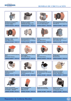 Bombas de circulaci&oacute;n