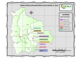 POZOS DE EXPLORACI&Oacute;N Mapa con informaci&oacute;n de inter&eacute;s