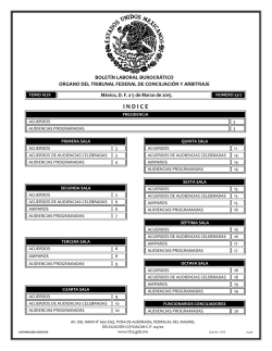 5 - Tribunal Federal de Conciliaci&oacute;n y Arbitraje