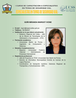 GO&Ntilde;I MIRANDA MARGOT IVONE - Gobierno Regional del Callao