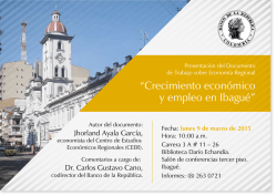 Invitaci&oacute;n - Banco de la Rep&uacute;blica