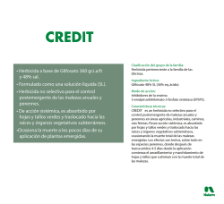 malezas controladas / recomendaciones de aplicaci&oacute;n