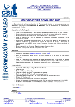 e.m.t. madrid - CSIT Uni&oacute;n Profesional