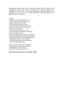 "escribir". - Gobierno de Canarias