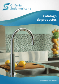 Cat&aacute;logo de productos - Griferia Sudamericana