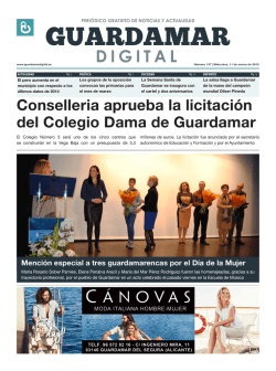 Conselleria aprueba la licitaci&oacute;n del Colegio Dama de Guardamar