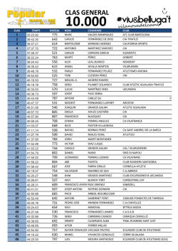 CURSA POP. VILANOVA C. - Class 10KM