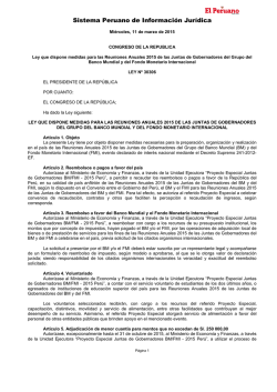 11/03/2015 - SPIJ - Ministerio de Justicia