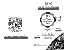 Consulta el programa - Facultad de Contadur&iacute;a y Administraci&oacute;n