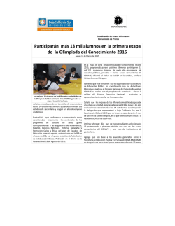 Nota Completa - Secretar&iacute;a de Educaci&oacute;n P&uacute;blica Baja California Sur