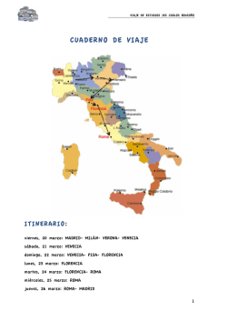 CUADERNO DE VIAJE - IES Carlos Bouso&ntilde;o
