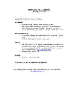 informaci&oacute;n participantes - Ayuntamiento de San Adri&aacute;n