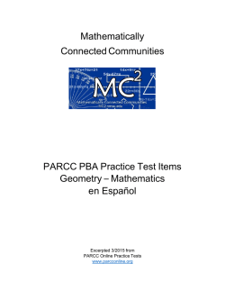 Geometry - Mathematically Connected Communities