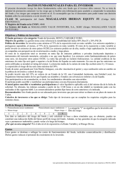 DATOS FUNDAMENTALES PARA EL