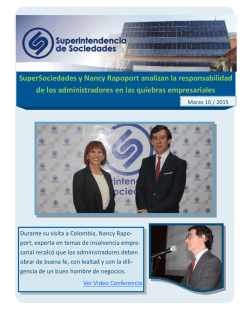 SuperSociedades y Nancy Rapoport analizan la responsabilidad de