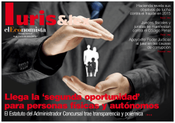 Llega la `segunda oportunidad` para personas f&iacute;sicas y aut&oacute;nomos