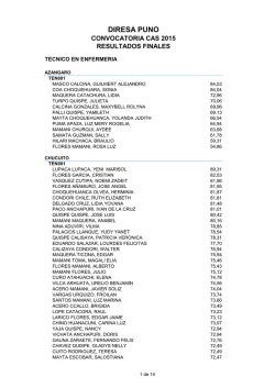 Tecnico en Enfermeria