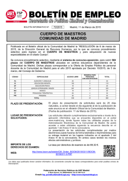 CUERPO DE MAESTROS COMUNIDAD DE