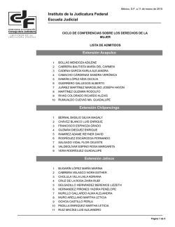 Escuela Judicial Instituto de la Judicatura Federal