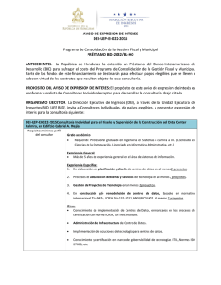 - Direcci&oacute;n Ejecutiva de Ingresos