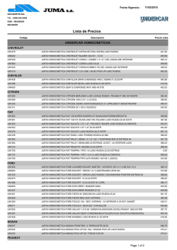 Lista de Precios