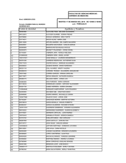 Examen de Medicina Paralelo I