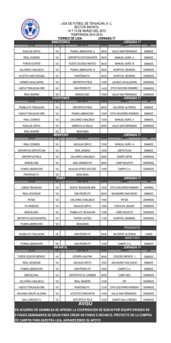 LIGA 19.xlsx - liga de futbol de tehuacan ac
