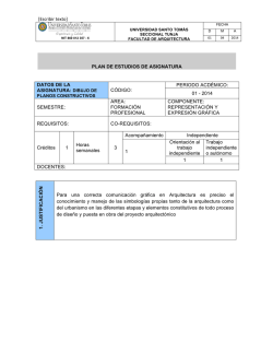dibujo de planos constructivos