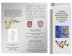 Triptico informativo - ESCUELA NACIONAL DE CIENCIAS