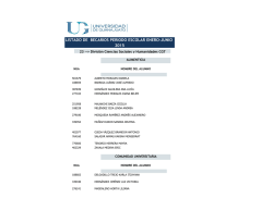 LISTADO DE BECARIOS PERIODO ESCOLAR ENERO