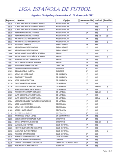 Relaci&oacute;n Semanal de Sanciones