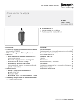 Acumulador de vejiga HAB