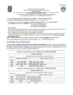 Actividades de cierre Semestre 15-2