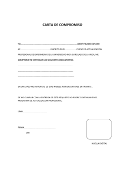 CARTA DE COMPROMISO - Universidad Inca Garcilaso de la Vega