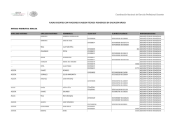 Coordinaci&oacute;n Nacional del Servicio Profesional Docente