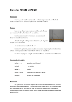 Proyecto: PUENTE LEVADIZO