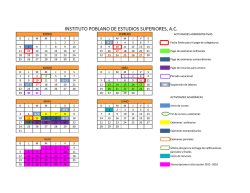 Calendario IPES - instituto poblano de estudios superiores ac