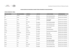 Coordinaci&oacute;n Nacional del Servicio Profesional Docente